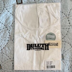 Duluth Trading Co. White Tank Top